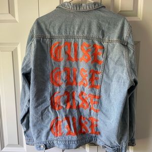 Syracuse Handpainted “Cuse” Denim Jacket